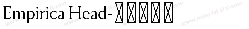 Empirica Head字体转换